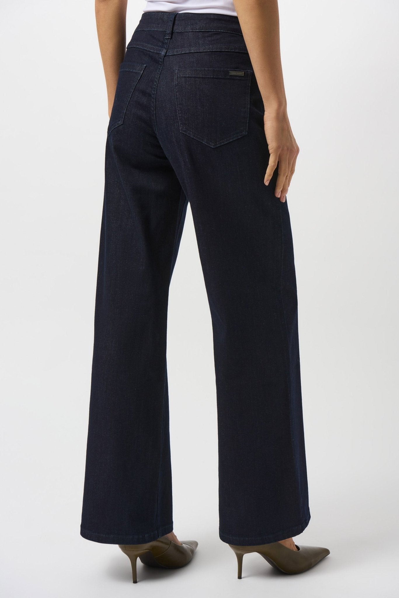 Shop Joseph Ribkoff Goldie Classic Wide - Leg Stretch Jeans - Joseph Ribkoff