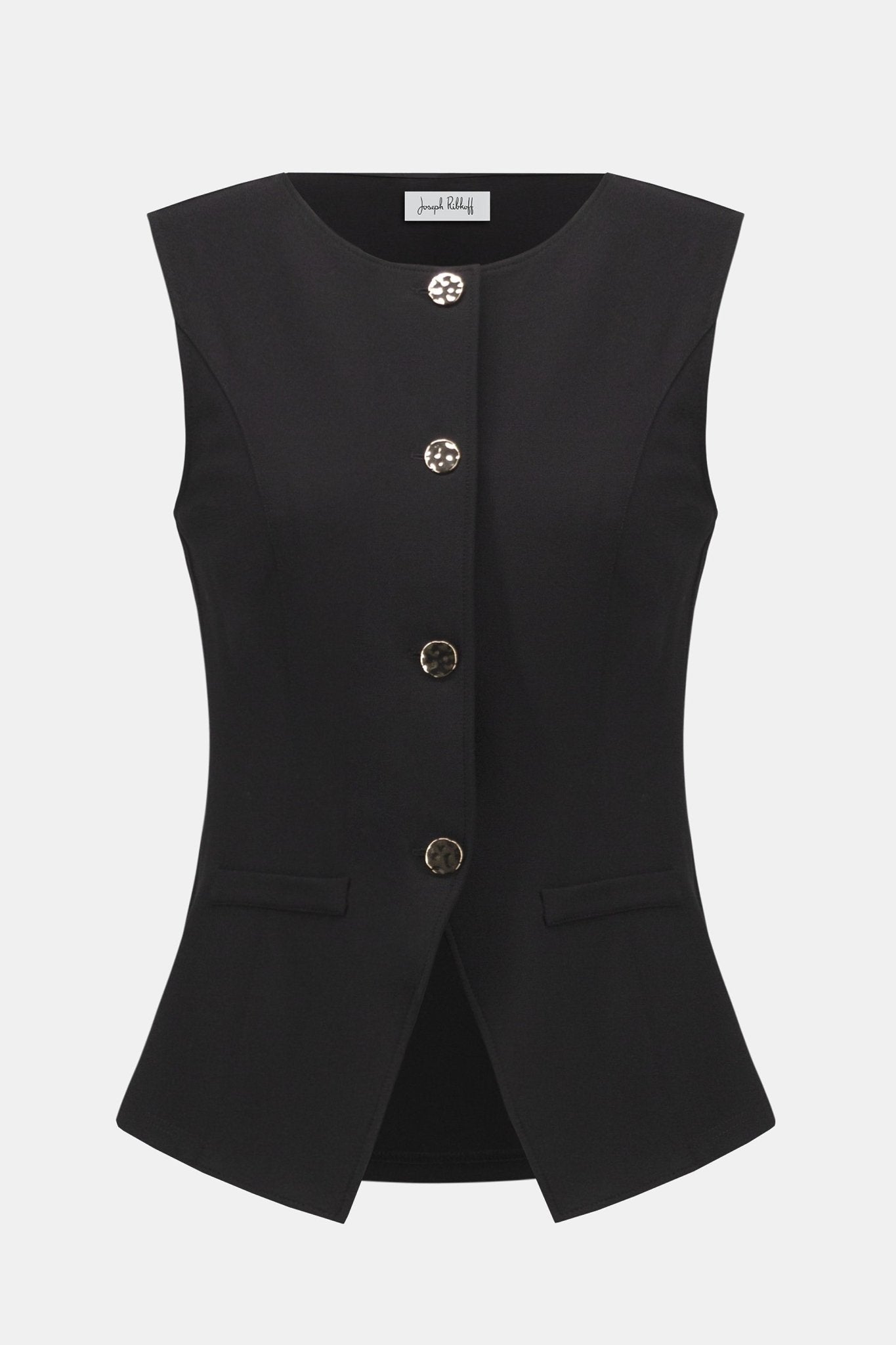 Shop Joseph Ribkoff Heavy Knit Fitted Vest 253156 - Joseph Ribkoff