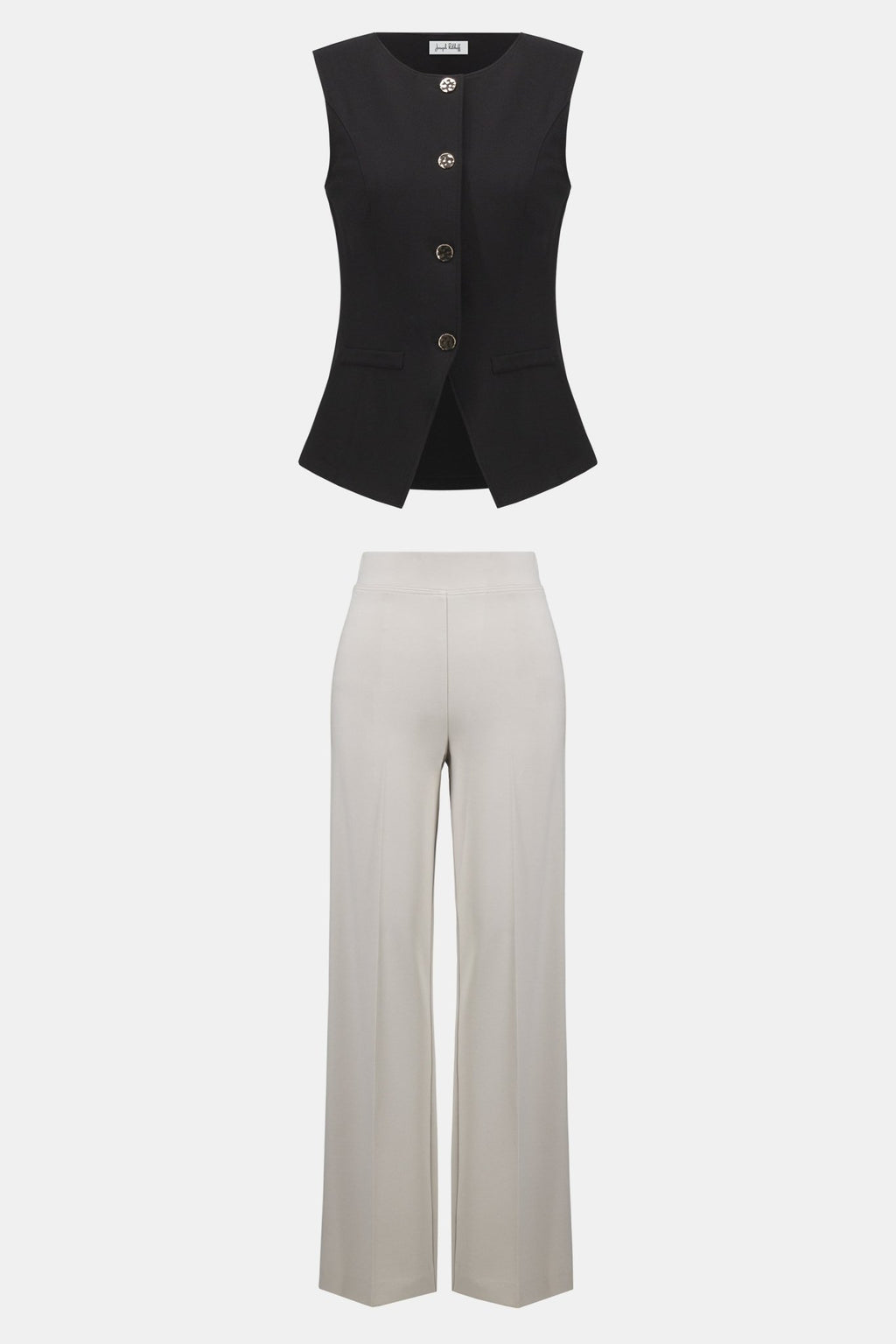 Shop Joseph Ribkoff Heavy Knit Fitted Vest 253156 - Joseph Ribkoff