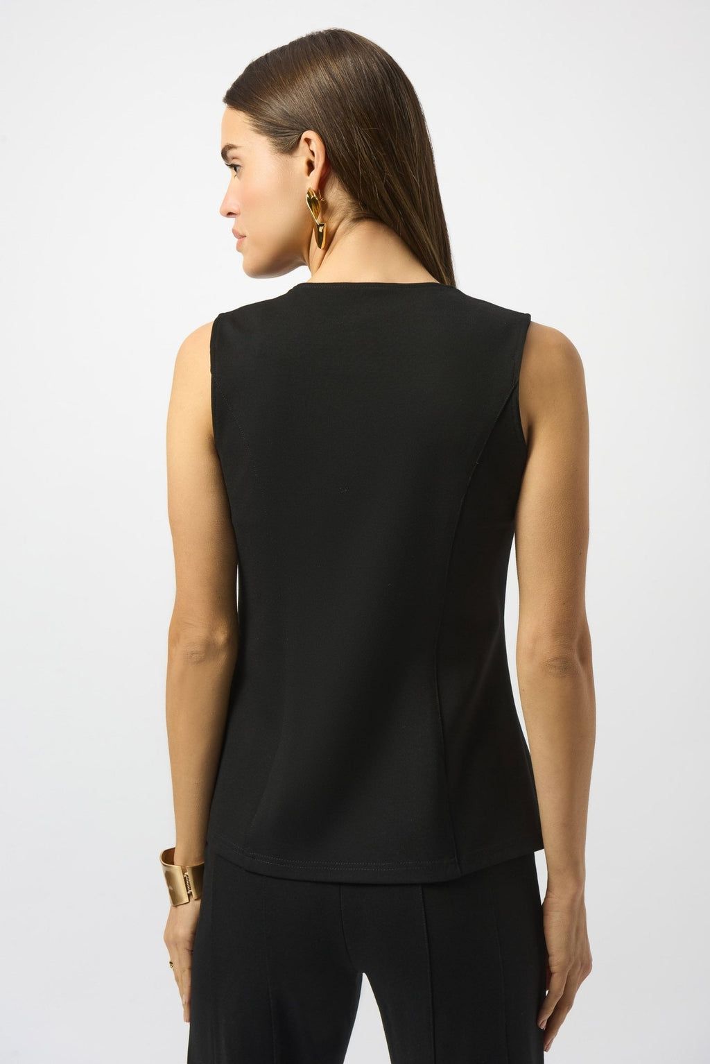 Shop Joseph Ribkoff Heavy Knit Fitted Vest 253156 - Joseph Ribkoff