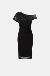 Shop Joseph Ribkoff Lace Off-Shoulder Sheath Dress 264200 - Joseph Ribkoff