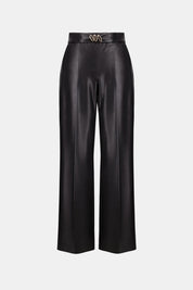 Shop Joseph Ribkoff Leatherette Wide-Leg Pull-On Pants - Joseph Ribkoff