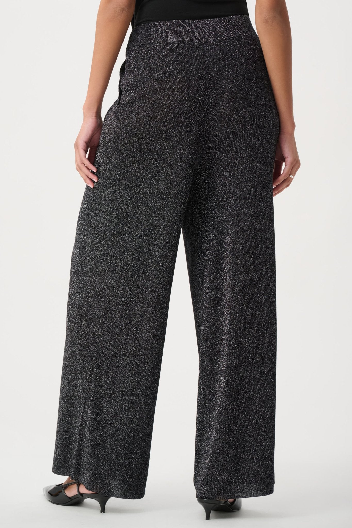 Shop Joseph Ribkoff Lurex Sweater Wide-Leg Pants 264942 - Joseph Ribkoff