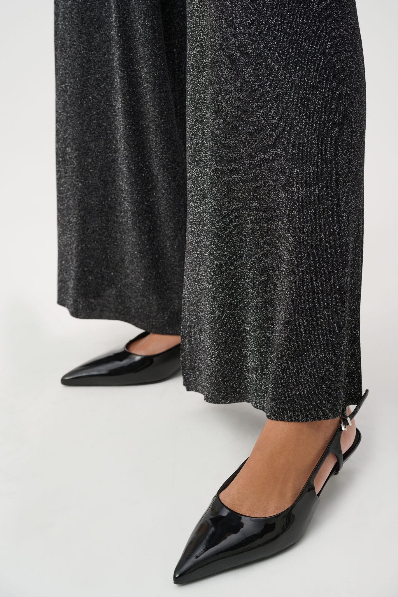 Shop Joseph Ribkoff Lurex Sweater Wide-Leg Pants 264942 - Joseph Ribkoff