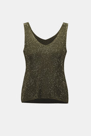 Shop Joseph Ribkoff Metallic Knitted Camisole - Joseph Ribkoff