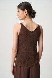 Shop Joseph Ribkoff Metallic Knitted Camisole - Joseph Ribkoff