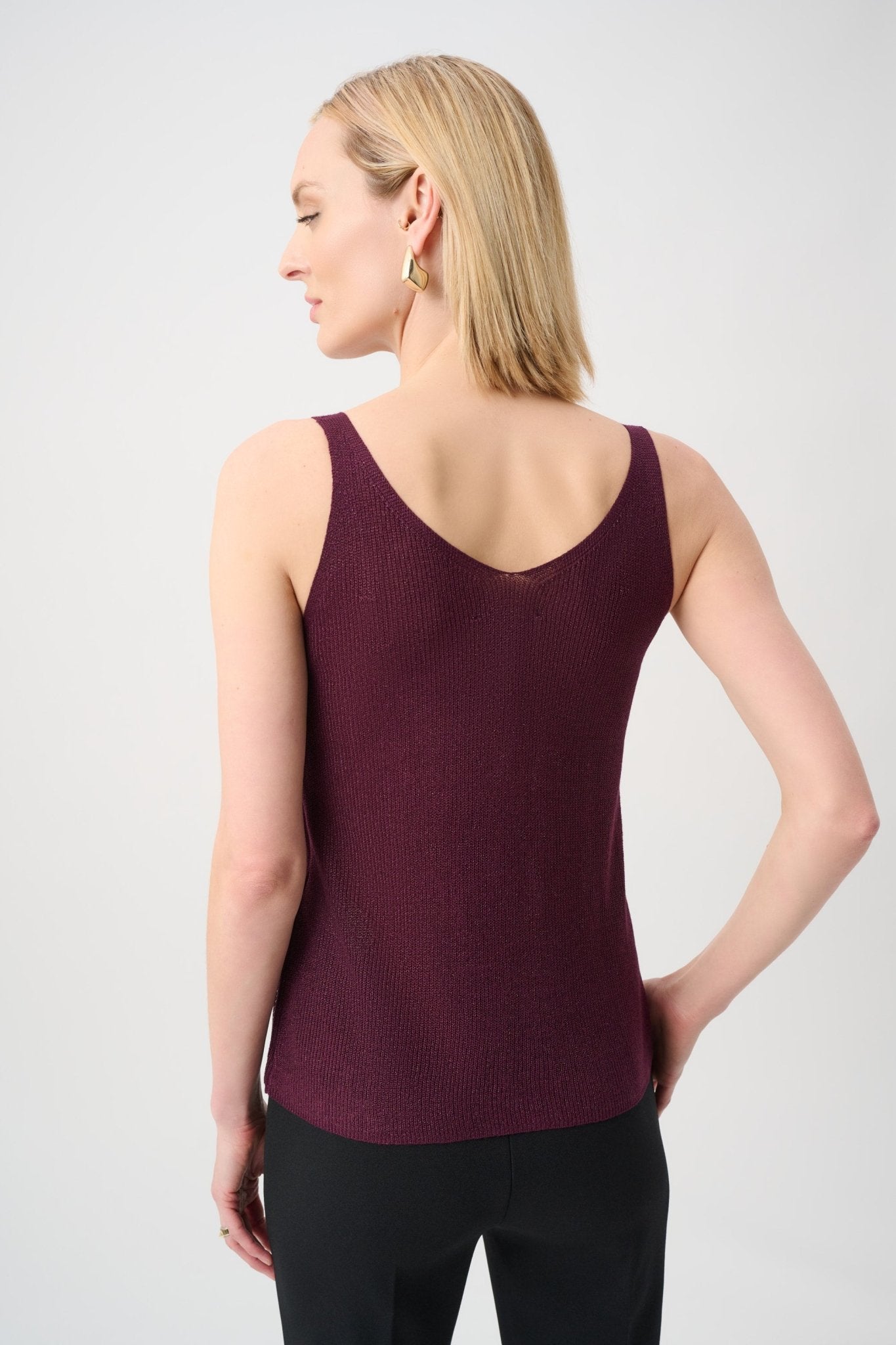 Shop Joseph Ribkoff Metallic Knitted Camisole - Joseph Ribkoff