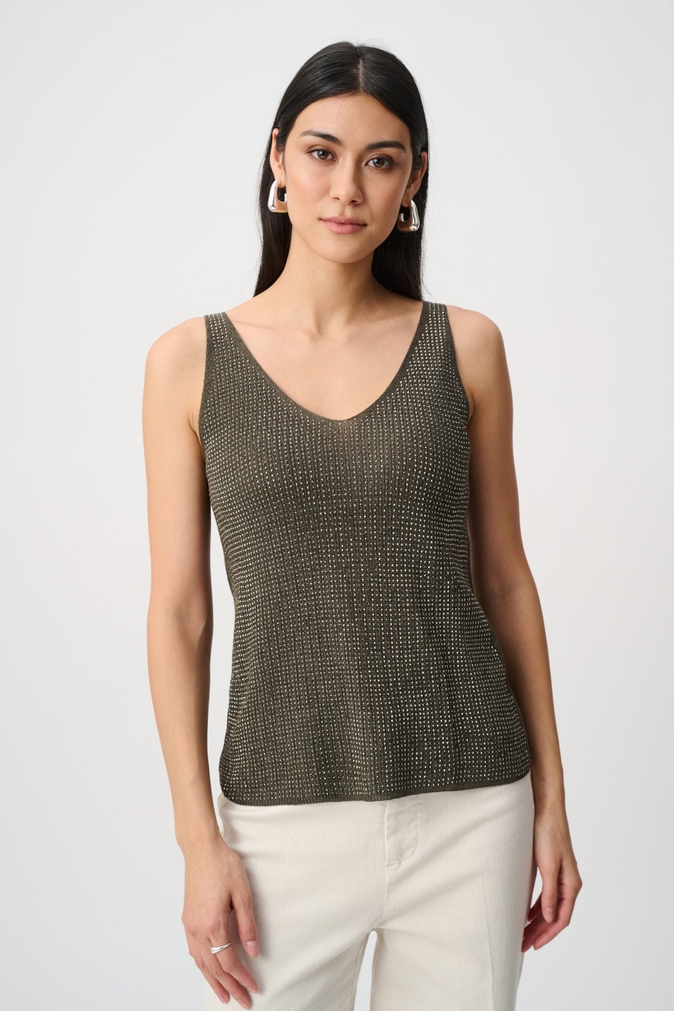 Shop Joseph Ribkoff Metallic Knitted Camisole - Joseph Ribkoff