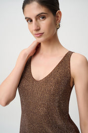 Shop Joseph Ribkoff Metallic Knitted Camisole - Joseph Ribkoff
