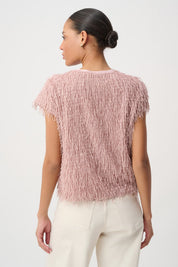 Shop Joseph Ribkoff Novelty Fringe Top - Joseph Ribkoff