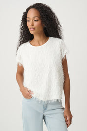Shop Joseph Ribkoff Novelty Fringe Top - STELLA ROSE FASHIONS