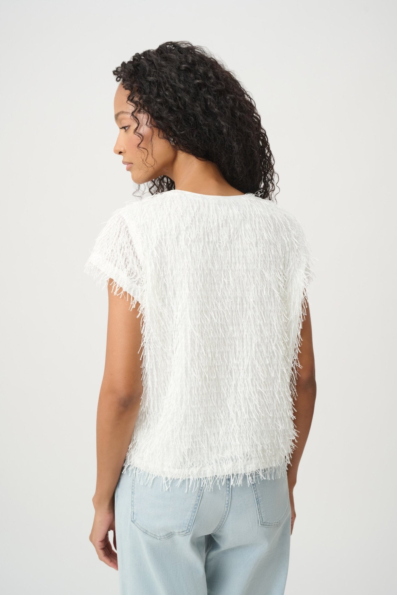 Shop Joseph Ribkoff Novelty Fringe Top - STELLA ROSE FASHIONS