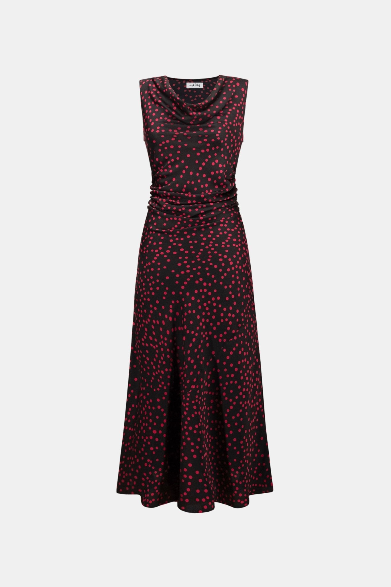 Shop Joseph Ribkoff Polka Dot A-Line Dress - Joseph Ribkoff