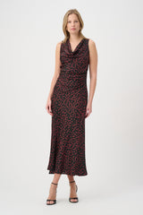 Joseph Ribkoff Polka Dot A-Line Dress