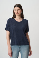 Joseph Ribkoff Rhinestones Knit T-Shirt