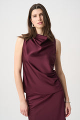 Joseph Ribkoff Satin Sleeveless Top