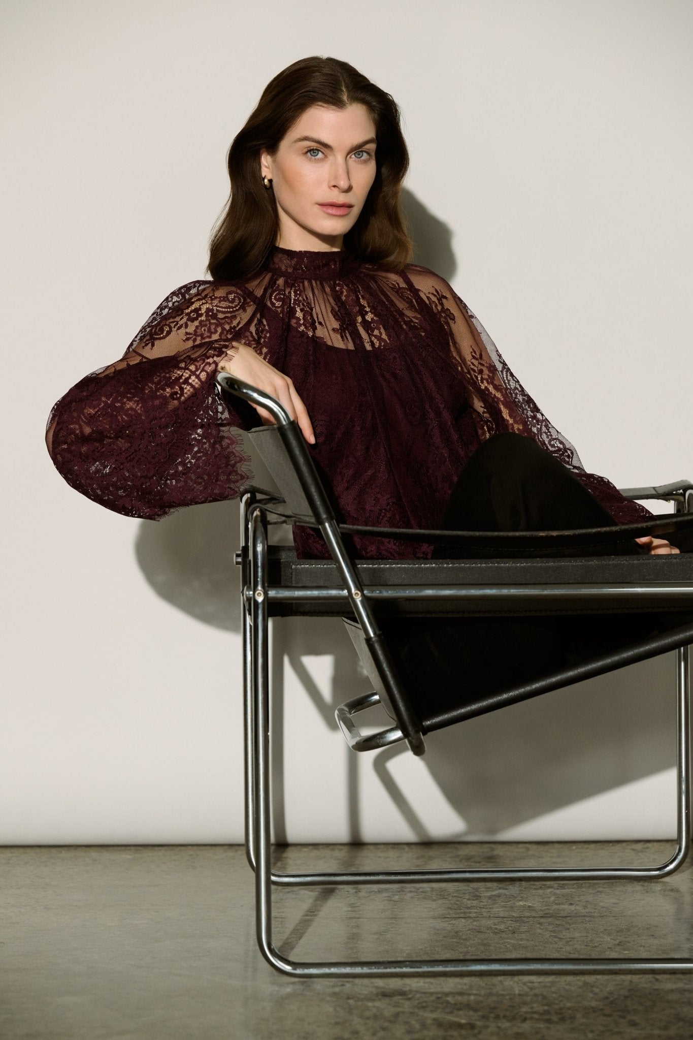 Shop Joseph Ribkoff Scalloped Lace Trapeze Top - Joseph Ribkoff