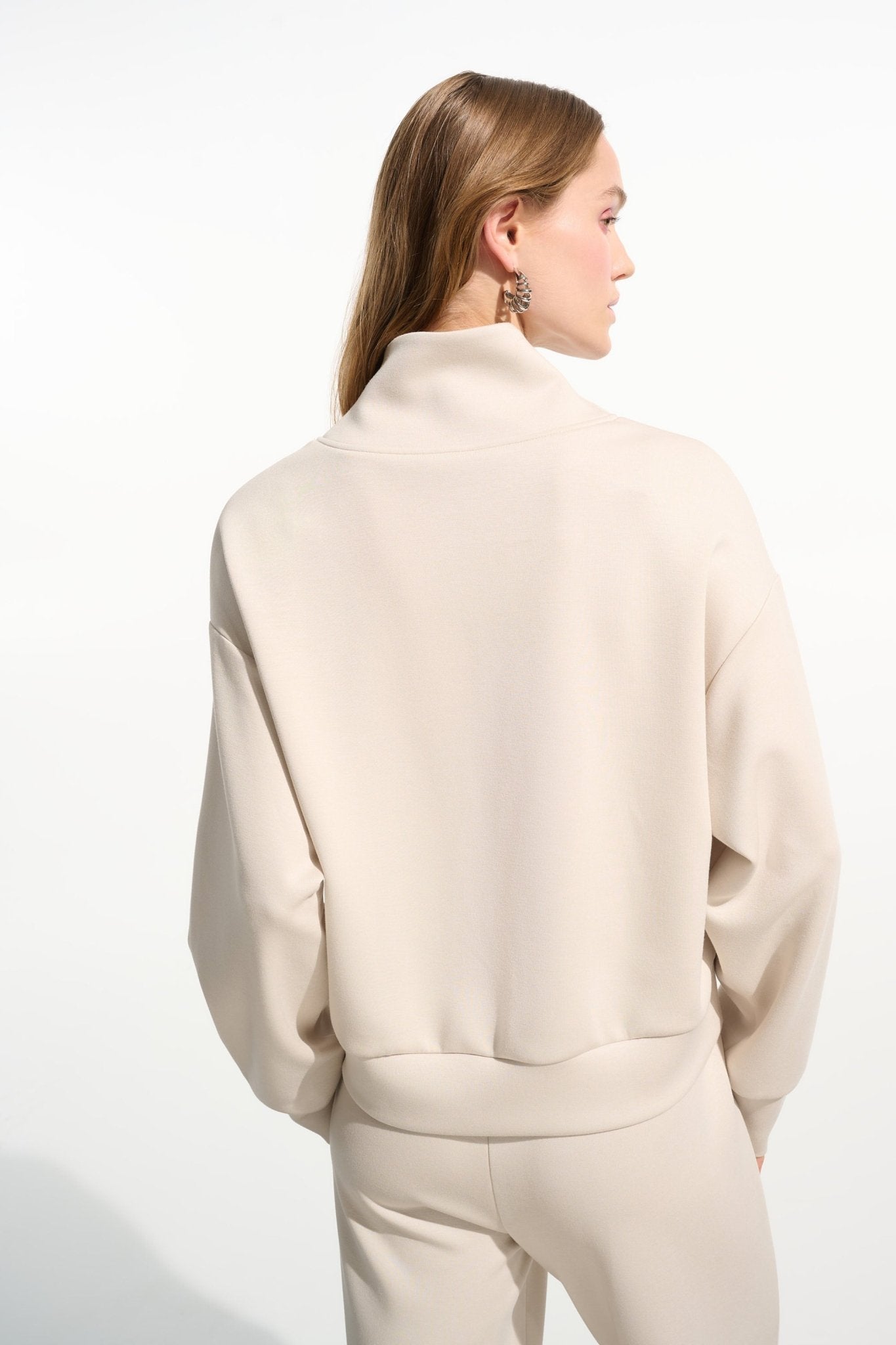 Shop Joseph Ribkoff Scuba Jersey Boxy Sweatshirt - Joseph Ribkoff