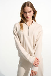 Shop Joseph Ribkoff Scuba Jersey Boxy Sweatshirt - Joseph Ribkoff