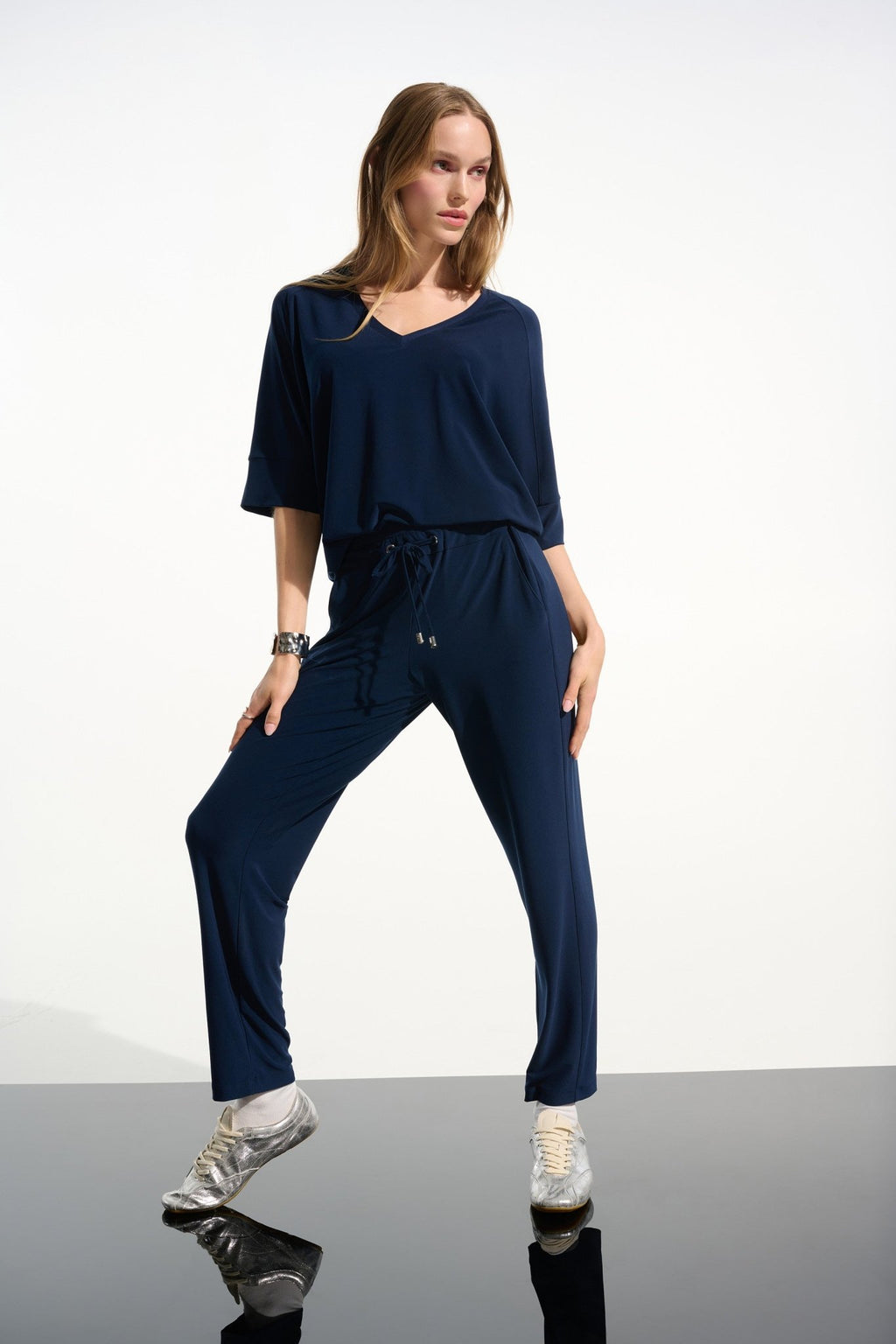 Shop Joseph Ribkoff Silky Knit Boxy Top With V - neckline - Joseph Ribkoff