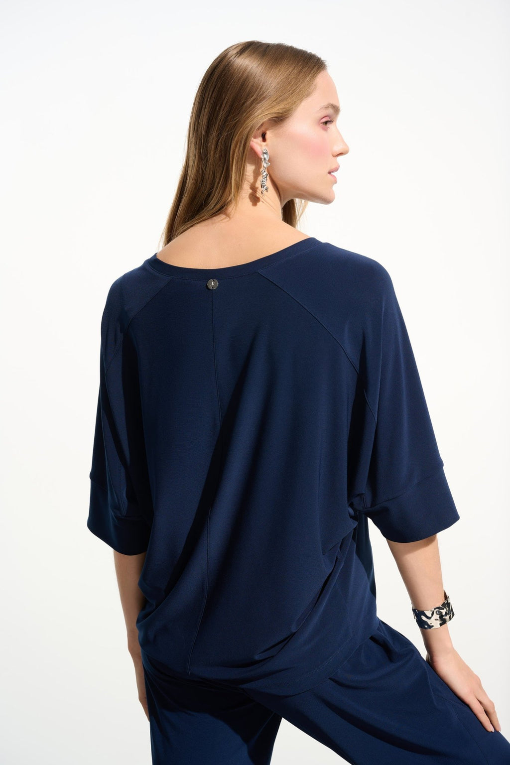 Shop Joseph Ribkoff Silky Knit Boxy Top With V - neckline - Joseph Ribkoff