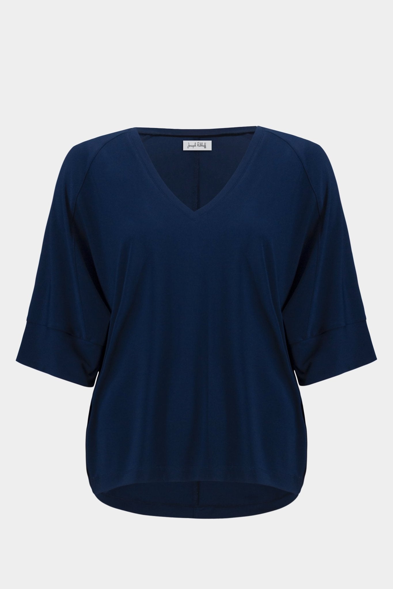 Shop Joseph Ribkoff Silky Knit Boxy Top With V - neckline - Joseph Ribkoff