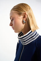 Shop Joseph Ribkoff Sport Scuba Jersey Jacket With Funnel Collar - Joseph Ribkoff