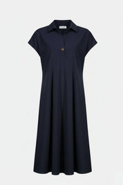 Shop Joseph Ribkoff Stretch Poplin Trapeze Shirt Dress - Joseph Ribkoff