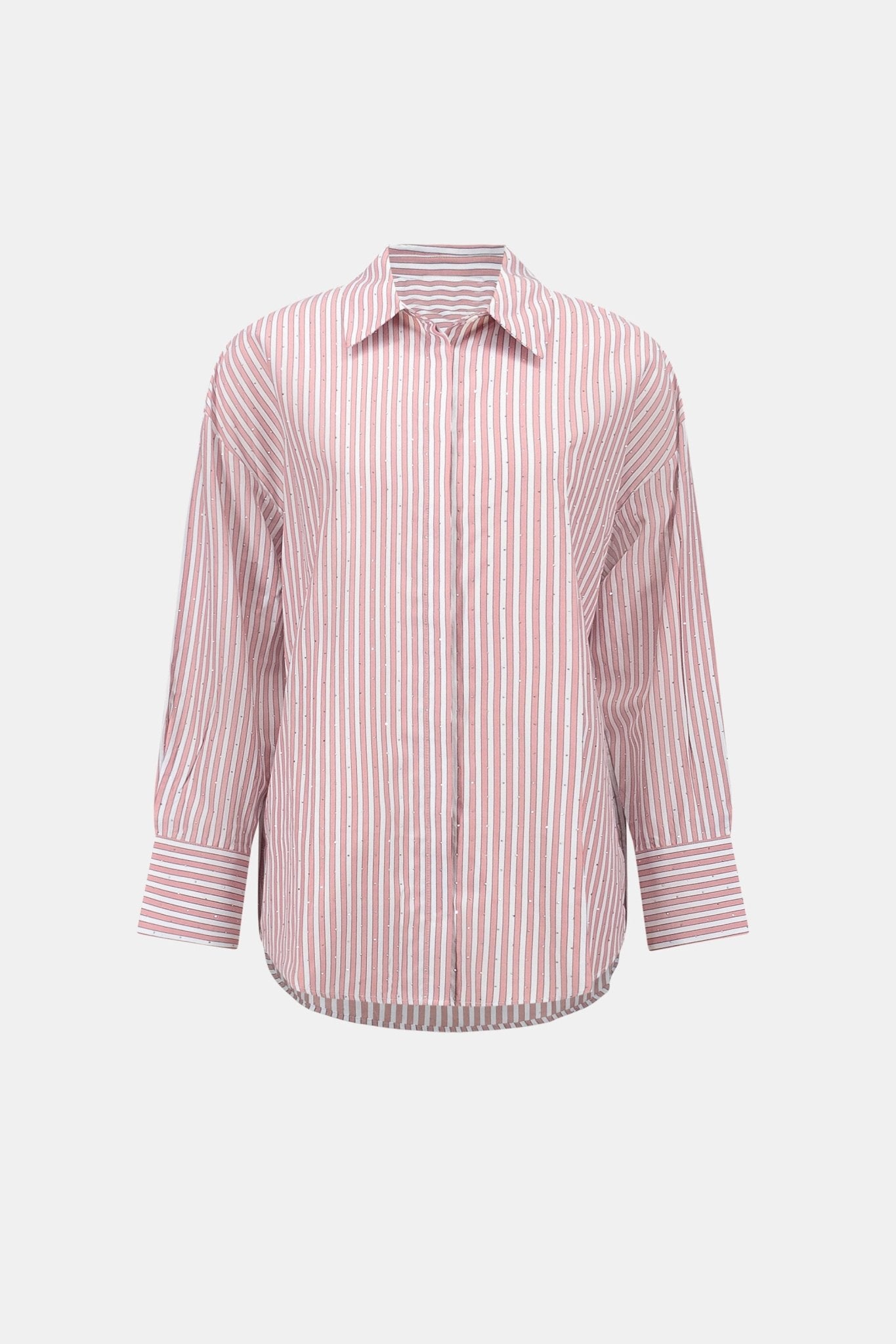 Shop Joseph Ribkoff Tencel Stripe Boxy Blouse - Joseph Ribkoff