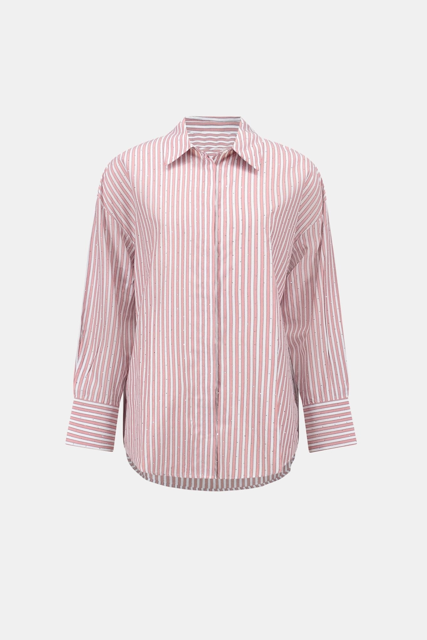 Shop Joseph Ribkoff Tencel Stripe Boxy Blouse - Joseph Ribkoff