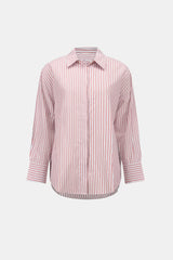 Joseph Ribkoff Tencel Stripe Boxy Blouse
