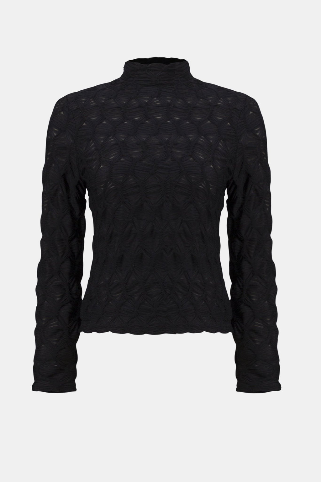 Shop Joseph Ribkoff Textured Knit Fitted Top - Joseph Ribkoff