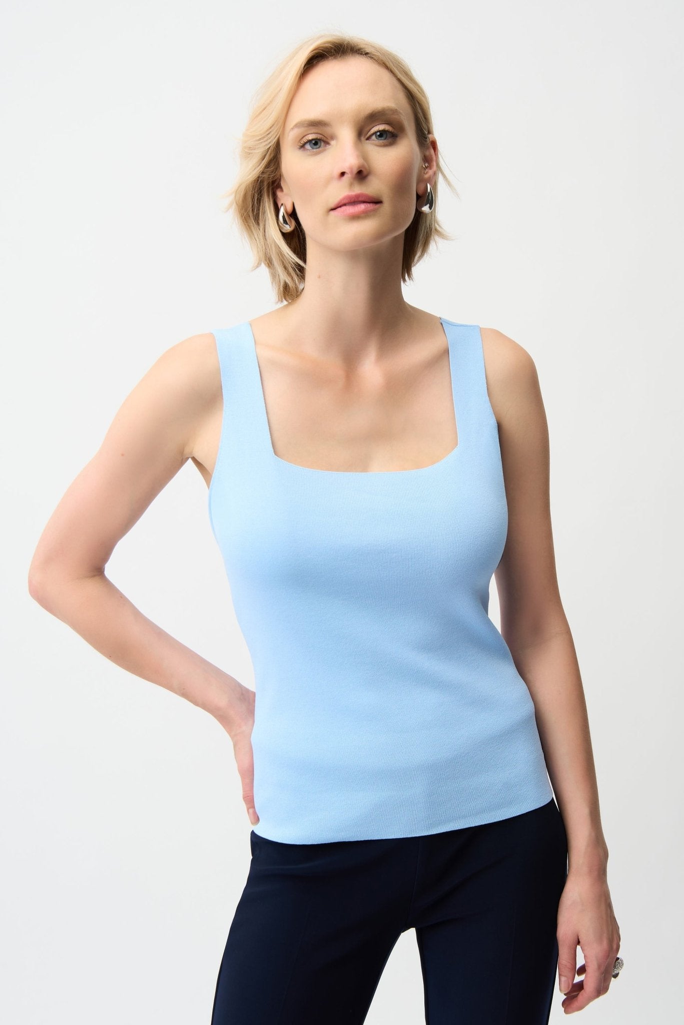 Joseph Ribkoff Viscose Blend Fitted Camisole 261923, Blue, Women's