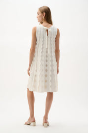 Shop Joseph Ribkoff Viscose Sweater Knit Sleeveless A - Line Dress - Joseph Ribkoff