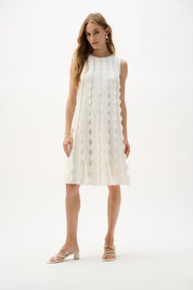 Shop Joseph Ribkoff Viscose Sweater Knit Sleeveless A - Line Dress - Joseph Ribkoff