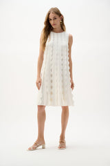 Joseph Ribkoff Viscose Sweater Knit A-Line Dress