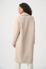 Shop Joseph Ribkoff Wool Blend Plaid Reversible Coat - Joseph Ribkoff