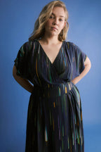 Shop Kayra V Neck Midi Dress - ELK