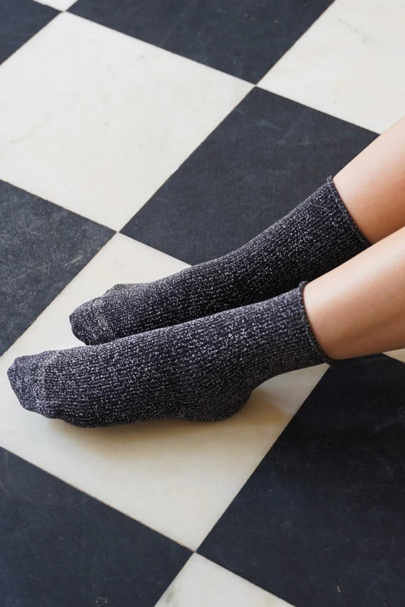 Shop KLUE Glitter Lurex Socks - KLUE