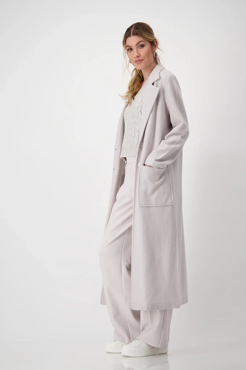 Shop Lapel Collar Jacket - Monari