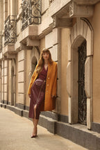 Shop Leatherette Long Pencil Skirt - Joseph Ribkoff