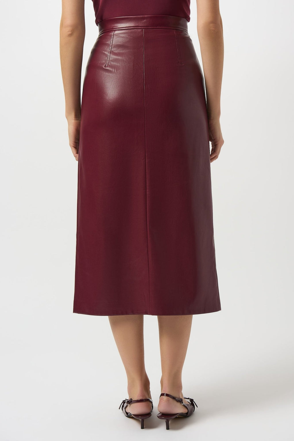 Shop Leatherette Long Pencil Skirt - Joseph Ribkoff