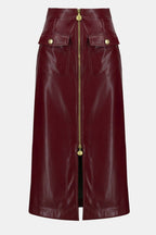 Shop Leatherette Long Pencil Skirt - Joseph Ribkoff