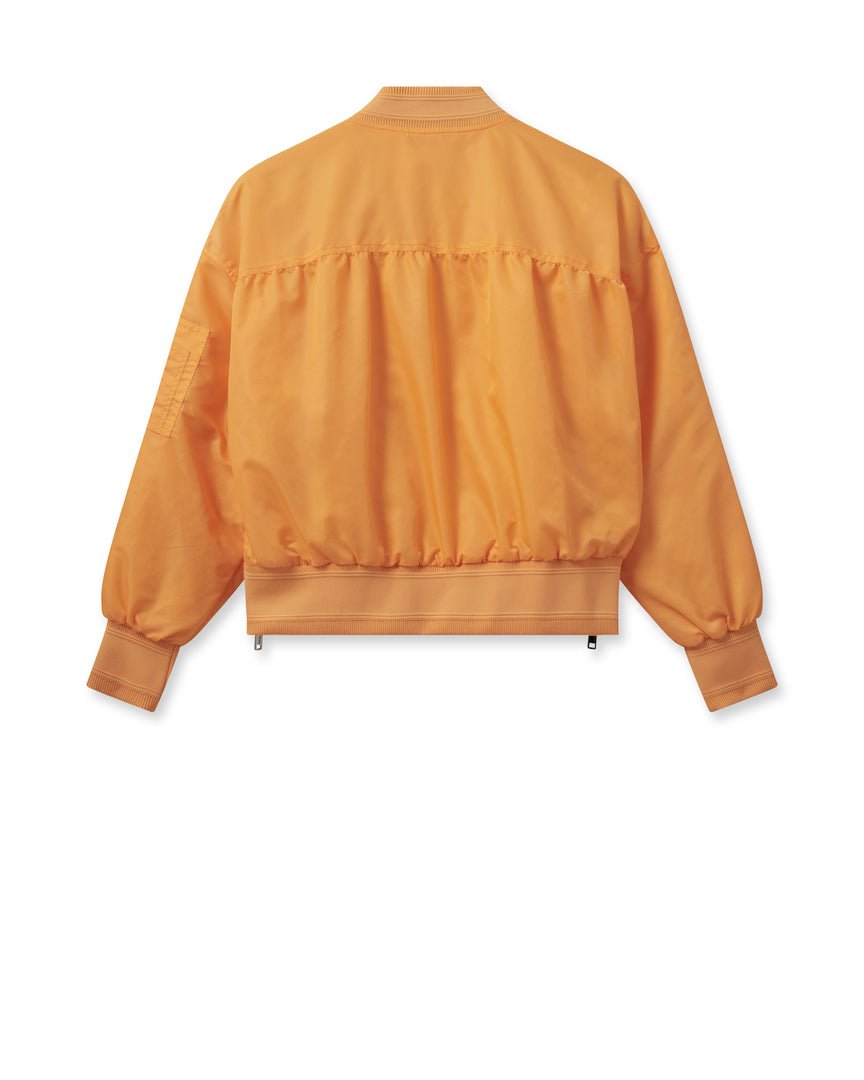 Shop Leslie Bomber Jacket | Blazing Orange - Mos Mosh