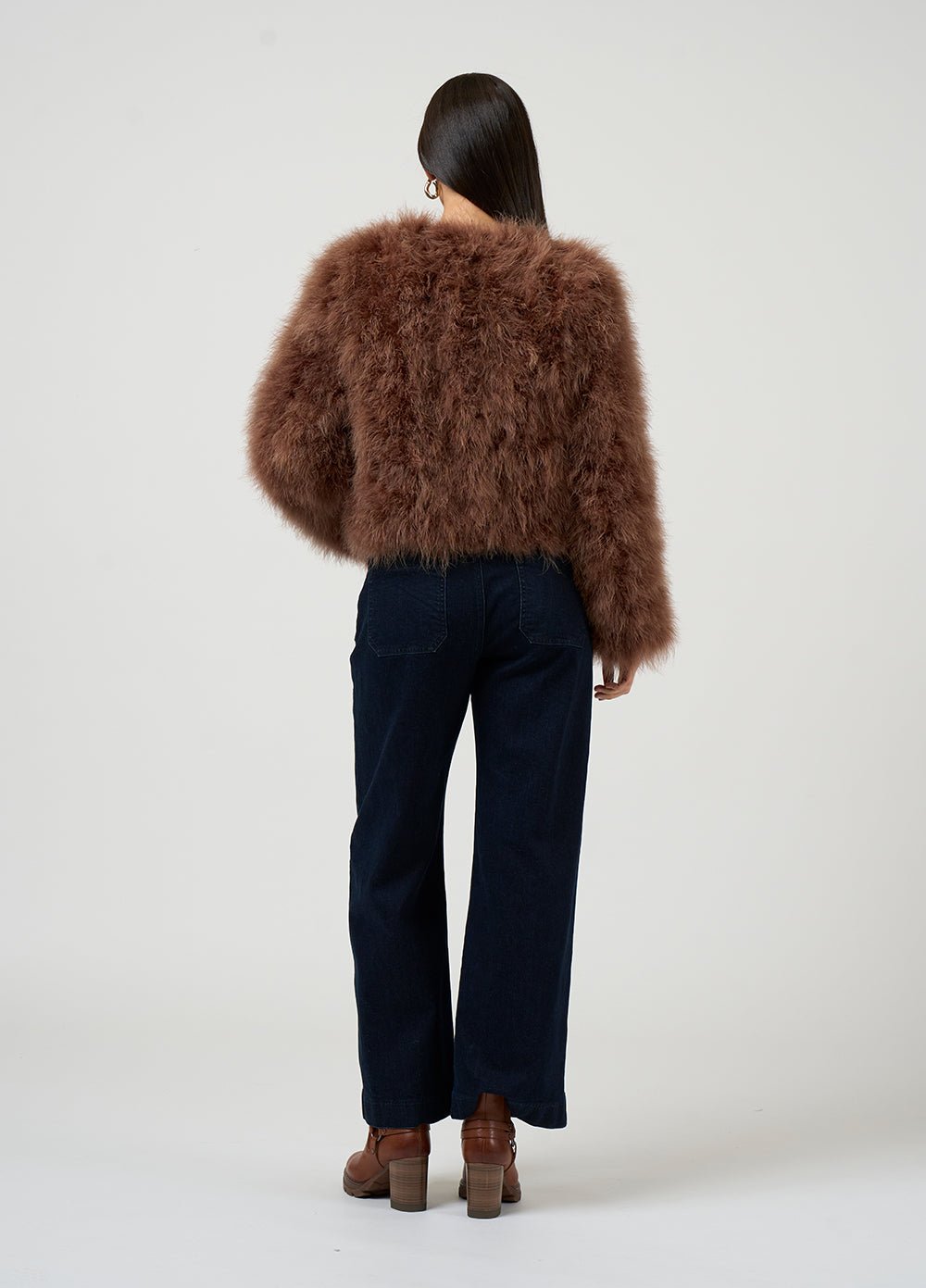 Shop Loobie's Story Carlo Jacket LS3255 Cocoa - Loobie's Story