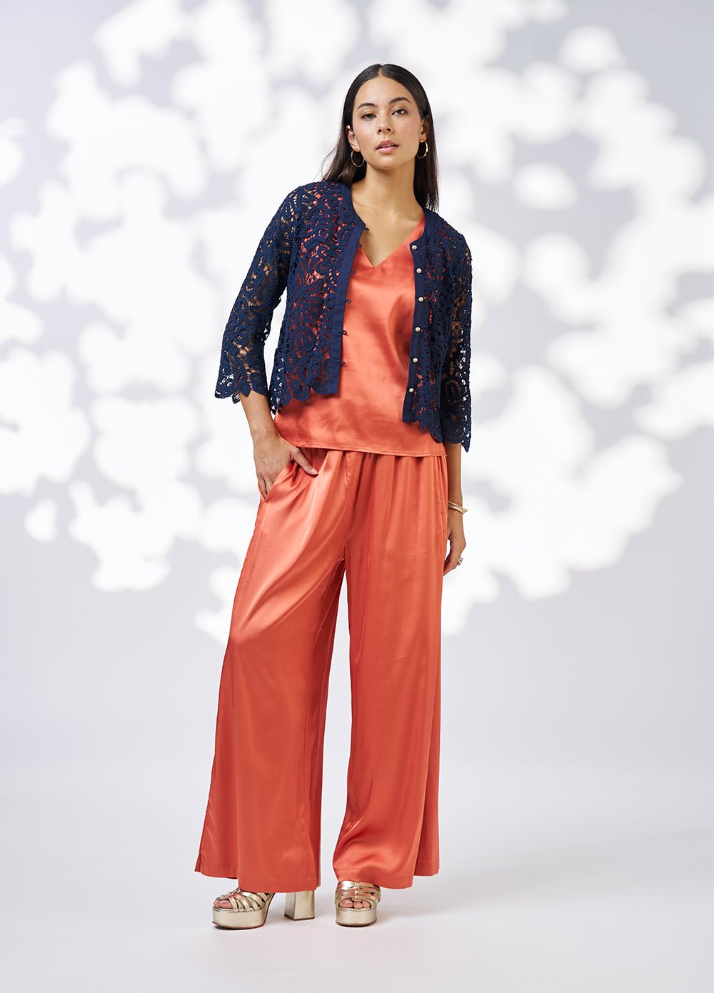 Shop Loobie's Story Demi Tank LS3127, Burnt Orange - Loobie's Story