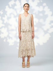 Shop Loobies Story Keira Tiered Lace Skirt - Loobie's Story