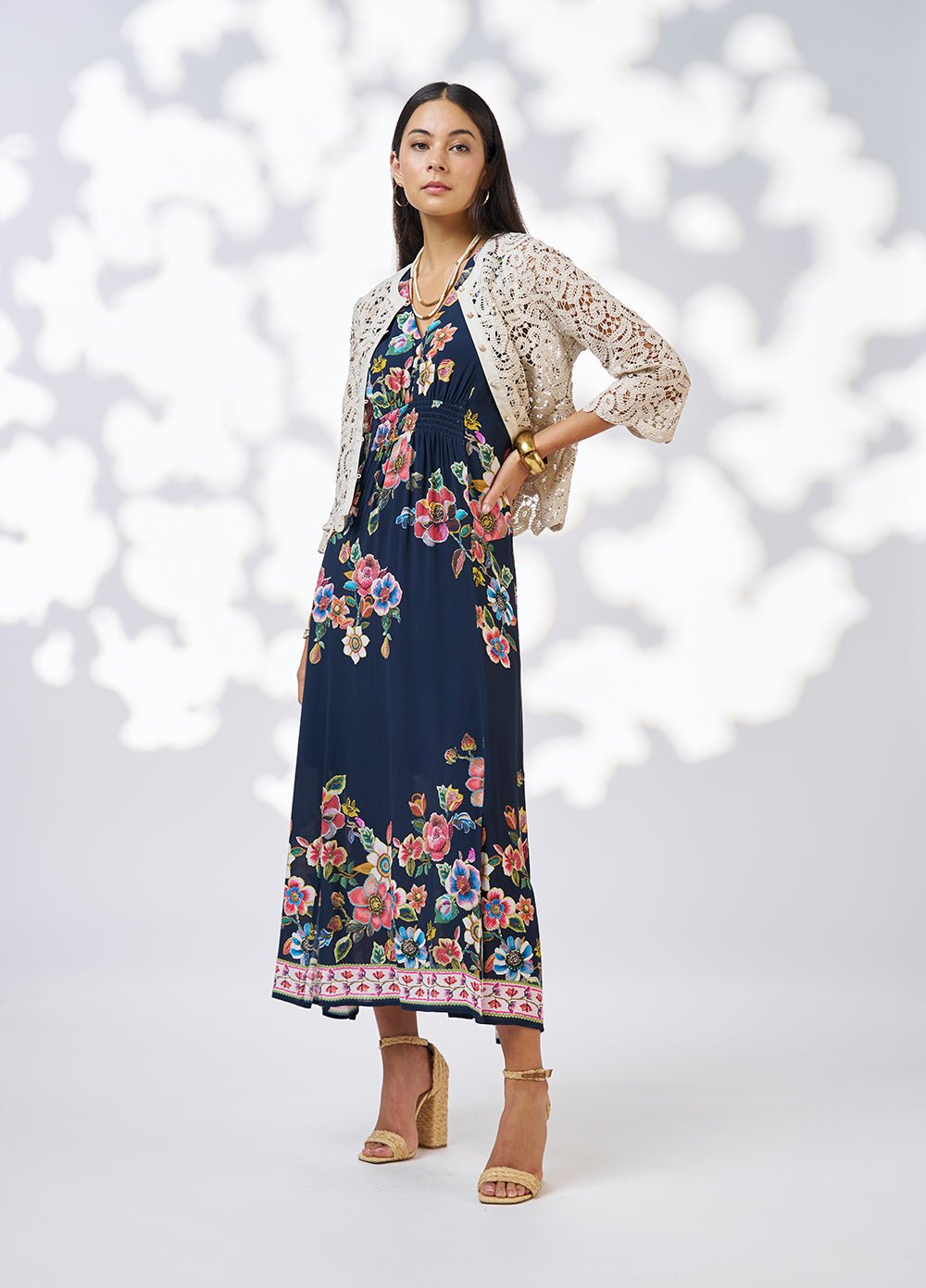 Shop Loobie's Story Mystic Rose Midi Dress - Loobie's Story