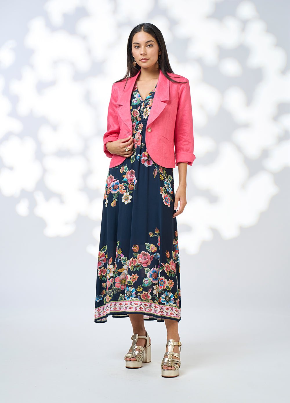 Shop Loobie's Story Mystic Rose Midi Dress - Loobie's Story