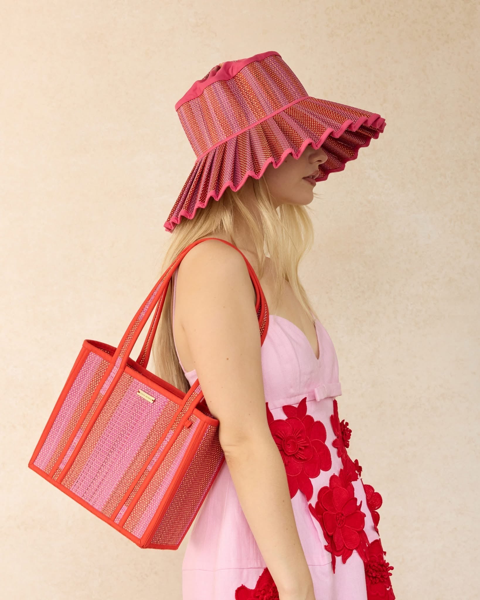 Shop Lorna Murray X Kathy Hilton Love Heart | Fuchsia | Island Capri Hat - Lorna Murray